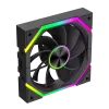 Ventoinha de caixa Gamemax FN12A-N2 WL-R Preto