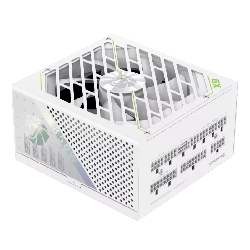 Fonte de alimentação modular GAMEMAX GX PRO 850G WH 850W 80+ Gold Branco