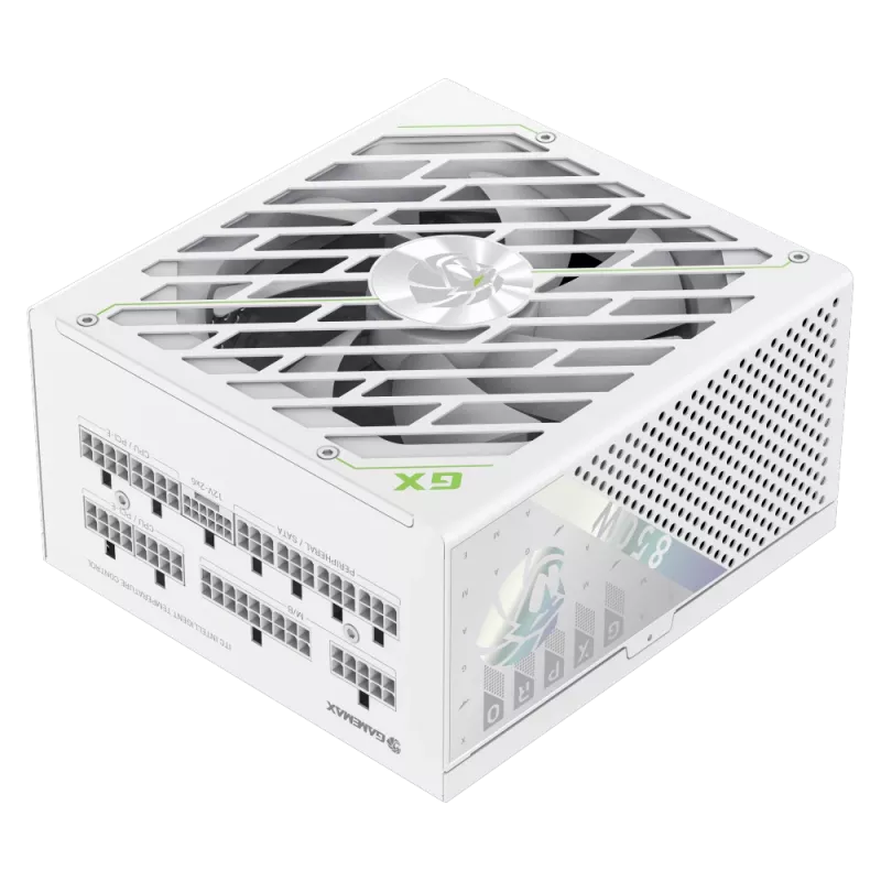 Fonte de alimentação modular GAMEMAX GX PRO 850G WH 850W 80+ Gold Branco