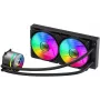Arrefecedor líquido de CPU GAMEMAX ICEBURG 240 INFINITY, Preto