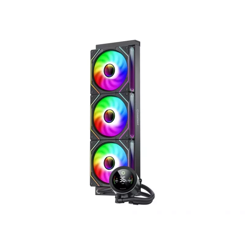 Arrefecedor líquido de CPU GAMEMAX ICEBURG 360 DIGITAL BK, Preto
