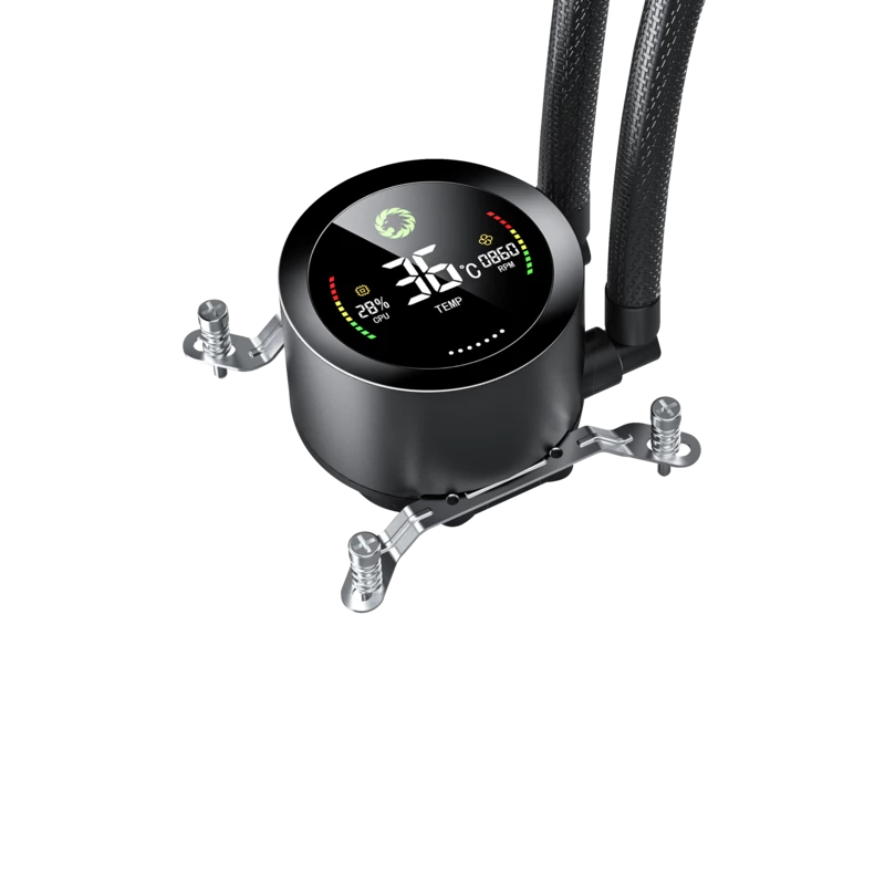 Arrefecedor líquido de CPU GAMEMAX ICEBURG 360 DIGITAL BK, Preto
