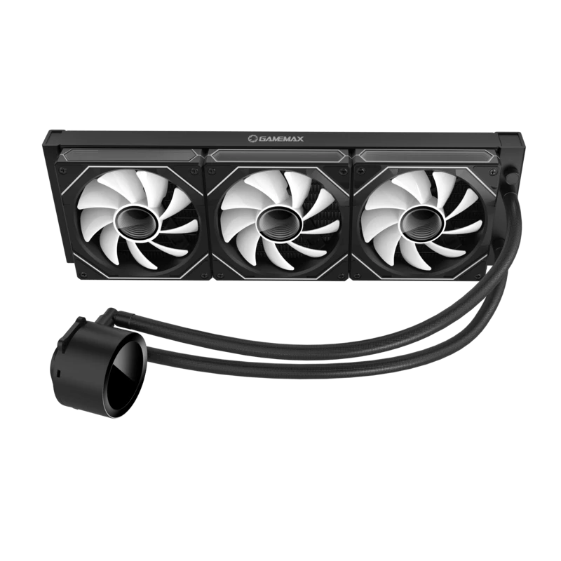 Arrefecedor líquido de CPU GAMEMAX ICEBURG 360 DIGITAL BK, Preto