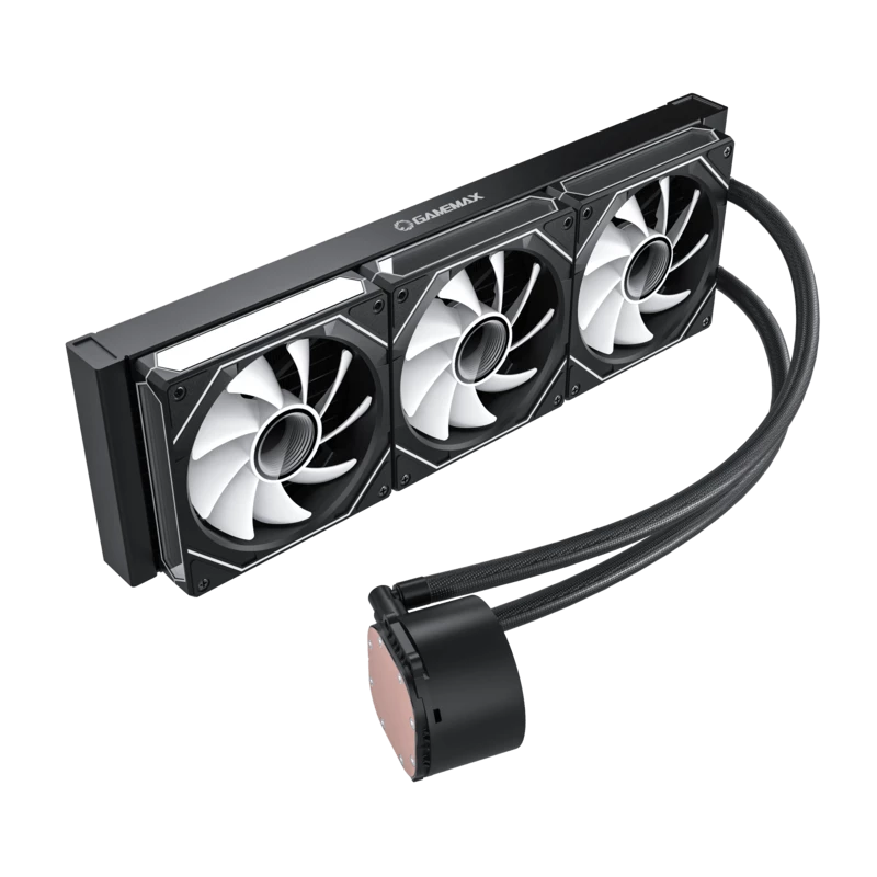 Arrefecedor líquido de CPU GAMEMAX ICEBURG 360 DIGITAL BK, Preto
