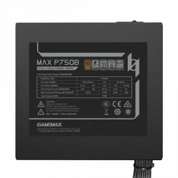 Fonte de alimentação GAMEMAX MAX P750B 750W Bronze Não Modular