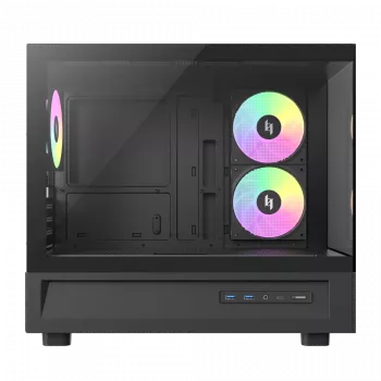 Caixa de PC mid tower GAMEMAX NEX C31 BK, MATX/BTF, Preto