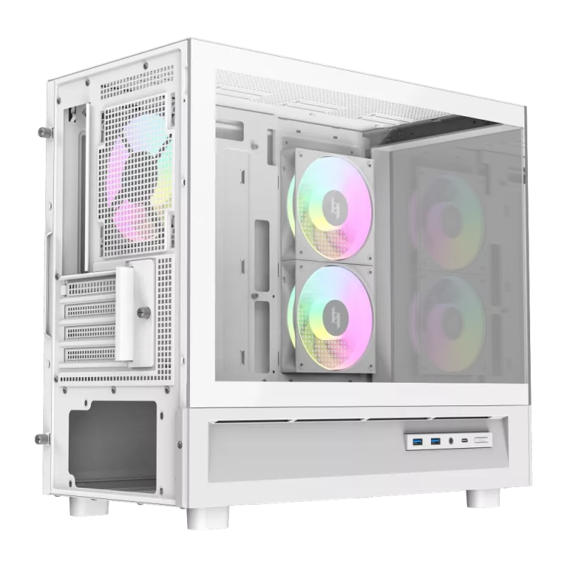 Caixa de computador GAMEMAX NEX C31 WH M-ATX/BTF Branco