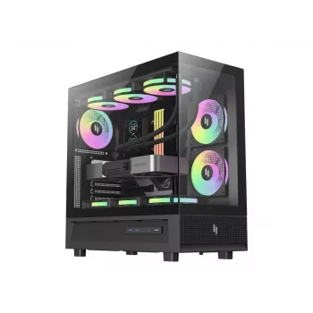 Caixa de computador Gamemax NEX C51 BK ATX/BTF
