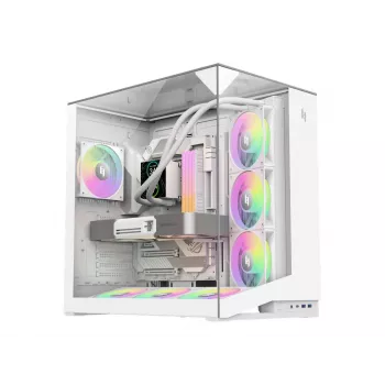 Caixa GAMEMAX NEX C56 VC WH ATX Branco