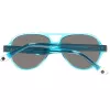 Óculos de sol de homem GANT GRS2003BL-3 com armação azul e lentes cinzentas 58/13/145 mm