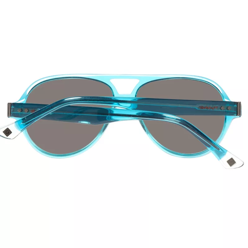 Óculos de sol de homem GANT GRS2003BL-3 com armação azul e lentes cinzentas 58/13/145 mm
