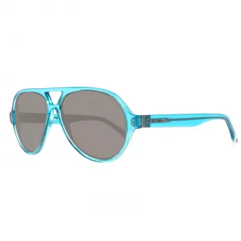 Óculos de sol de homem GANT GRS2003BL-3 com armação azul e lentes cinzentas 58/13/145 mm