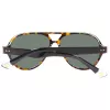 Óculos de sol retangulares de homem GANT GRS2003TOBLK2 - Armação preta, lentes cinzentas, 58 mm