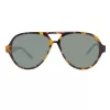 Óculos de sol retangulares de homem GANT GRS2003TOBLK2 - Armação preta, lentes cinzentas, 58 mm