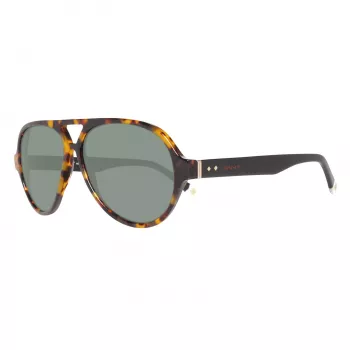 Óculos de sol retangulares de homem GANT GRS2003TOBLK2 - Armação preta, lentes cinzentas, 58 mm