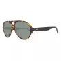 Óculos de sol retangulares de homem GANT GRS2003TOBLK2 - Armação preta, lentes cinzentas, 58 mm