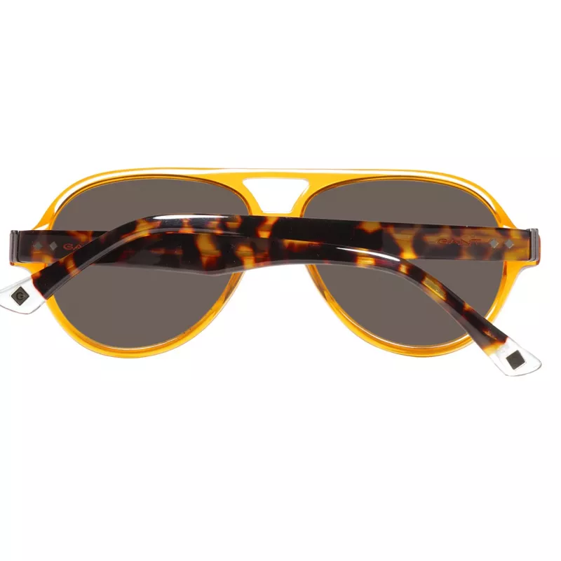 Óculos de sol de homem GANT GRS2003ORTO-3 armação de acetato tartaruga lentes de policarbonato cinzentas 58 mm