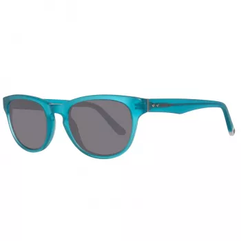 Óculos de sol unissexo GANT GR200549L13 - Armação de plástico quadrada de aro completo, proteção UV400, lente de 49 mm