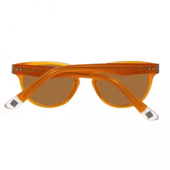 Óculos de sol unissexo GANT GRS2005MOR-1 armação de plástico castanha lentes de policarbonato cinzentas 49 mm
