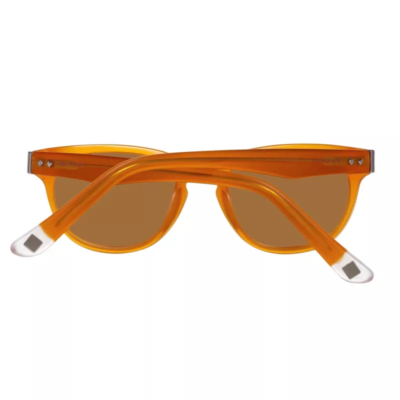 Óculos de sol unissexo GANT GRS2005MOR-1 armação de plástico castanha lentes de policarbonato cinzentas 49 mm