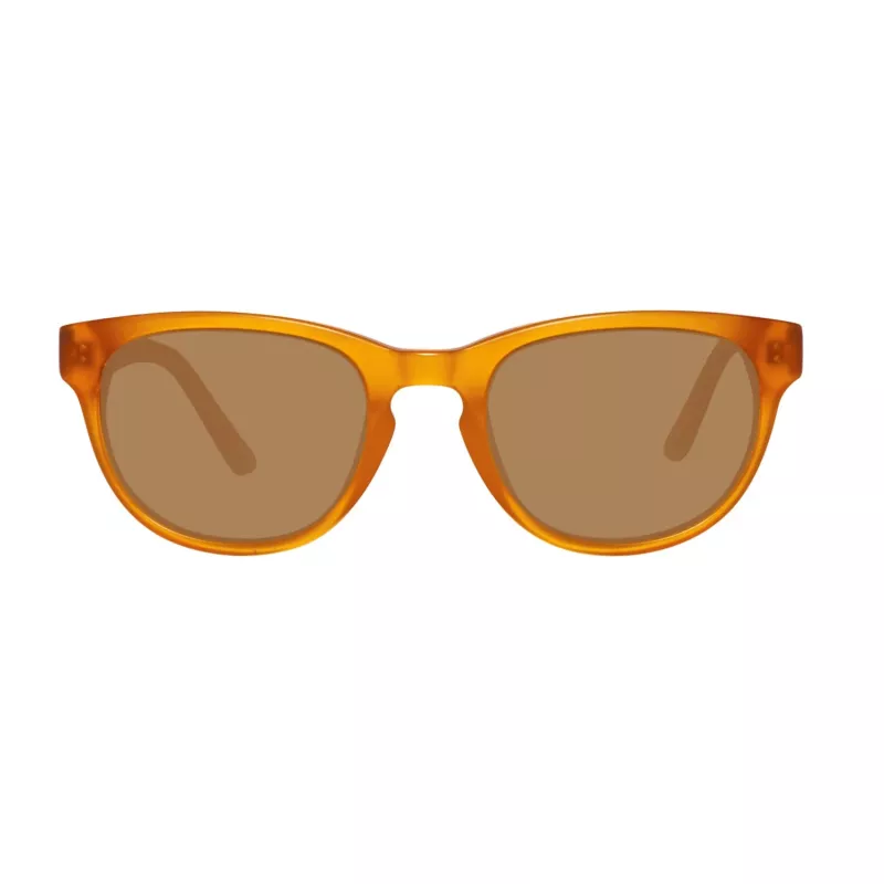 Óculos de sol unissexo GANT GRS2005MOR-1 armação de plástico castanha lentes de policarbonato cinzentas 49 mm