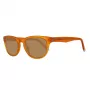 Óculos de sol unissexo GANT GRS2005MOR-1 armação de plástico castanha lentes de policarbonato cinzentas 49 mm