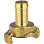 Conector de mangueira Gardena 7104-20 para mangueiras de 13 mm (1/2 polegada) e 15 mm (5/8 polegada), Quick-Connect, anticongelamento, resistente aos UV, cinzento/laranja