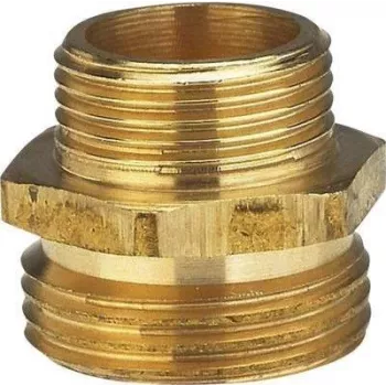 Niple redutor de rosca em latão Gardena G 1 rosca macho x G 3/4 rosca macho 7263-20
