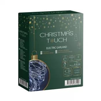 Fita de luzes LED GARLAND EL MICRO C WHITE 2000L 200M IP44