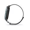 Garmin Approach J1 Cloud Blue bisel de alumínio com bracelete de tecido ComfortFit preto/azul-celeste