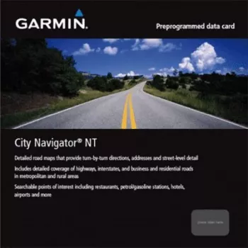 Garmin City Navigator Europe NTU Cartão microSD/SD com Atualizações de Mapas Vitalícias