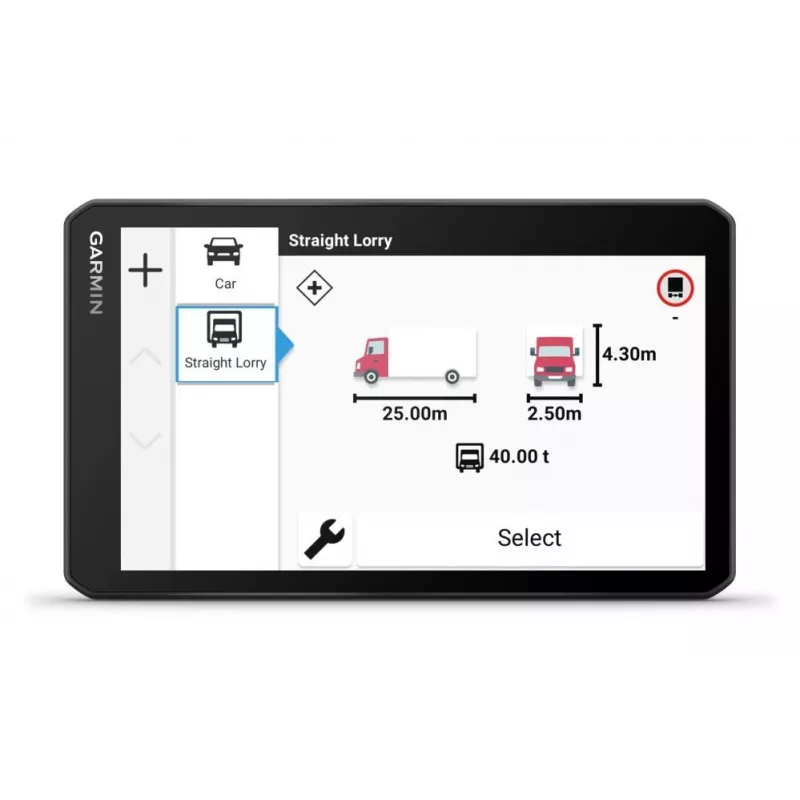 Garmin Dezl LGV720 Navegação GPS com ecrã de 6,95 polegadas, mapas da América do Norte, encaminhamento para camiões