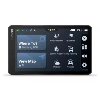 Garmin Dezl LGV720 Navegação GPS com ecrã de 6,95 polegadas, mapas da América do Norte, encaminhamento para camiões
