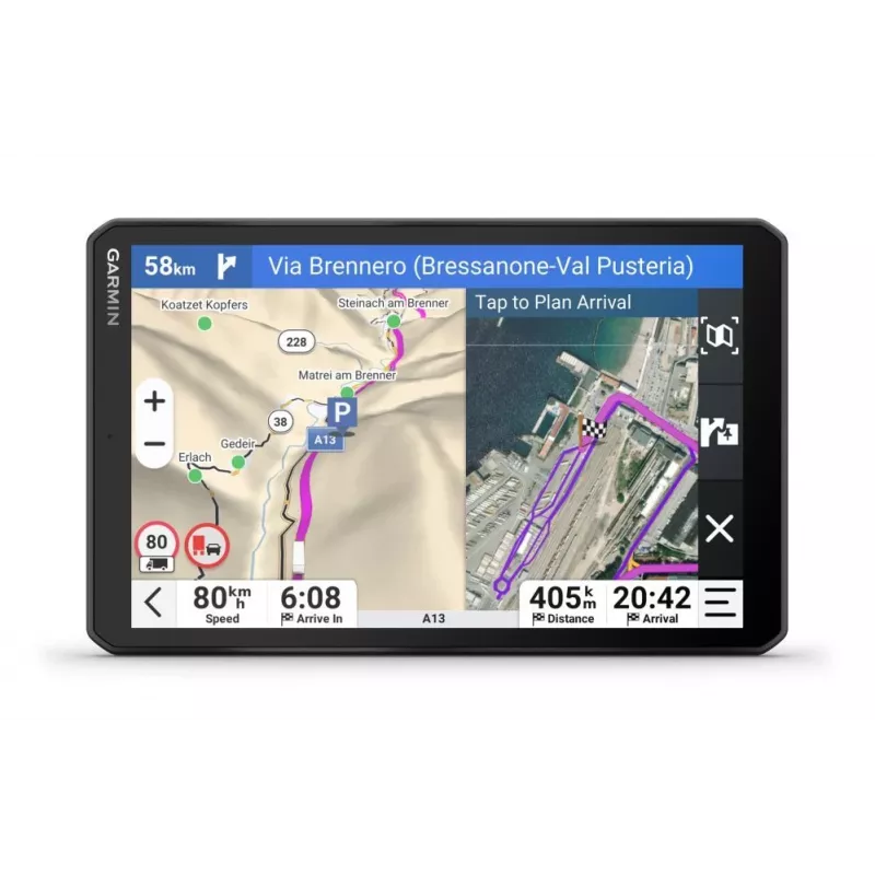 Garmin Dezl LGV820 8 polegadas GPS para camiões
