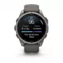 Garmin Fenix 9 – 47mm titânio com bracelete de silicone Pebble Grey