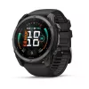 Garmin fenix 9 – 51 mm, Carbon Grey DLC Titanium com bracelete de silicone preta 010-04763-11