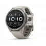 Garmin Fenix 9 Pro – 43mm titânio com bracelete de silicone Fog Grey/Dark Sandstone