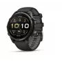 Garmin Fenix 9 Pro – 47mm Carbon Gray DLC Titanium com bracelete de silicone Black/Pebble Grey