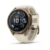 Garmin Fenix 9 Pro – inReach, 43mm Autumn Gold titânio com bracelete de silicone Cream/French Grey