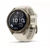 Garmin Fenix 9 Pro – inReach, 43mm Autumn Gold titânio com bracelete de silicone Cream/French Grey