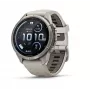 Garmin Fenix 9 Pro – inReach, 43mm Titânio com Bracelete de Silicone Fog Grey/Dark Sandstone