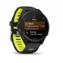Garmin FORERUNNER 170 preto com bracelete preta/amarelo-sinal