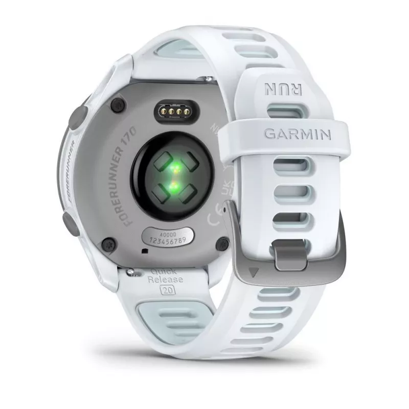 Garmin Forerunner 170 Music, Whitestone com pulseira Whitestone/Cloud Blue