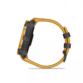 Garmin Instinct 3 – 50 mm, Solar Sunburst com bracelete Sunburst/cinzenta