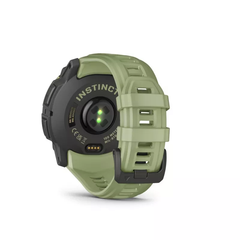 Garmin Instinct 3 50mm AMOLED smartwatch Fern Green com bracelete de silicone fern green