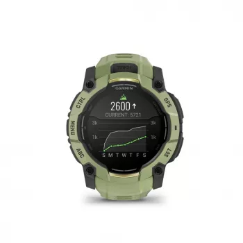 Garmin Instinct 3 50mm AMOLED smartwatch Fern Green com bracelete de silicone fern green