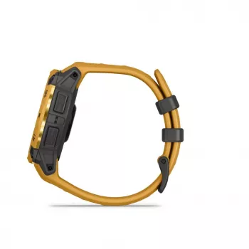 Garmin Instinct 3 Solar 45mm GPS Smartwatch Sunburst com bracelete Sunburst/cinzento