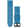 Garmin quatix 7X Pulseira de silicone QuickFit 26mm Cirrus Blue