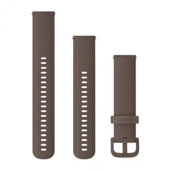 Pulseira de silicone Garmin QuickFit 20 mm castanho cacau