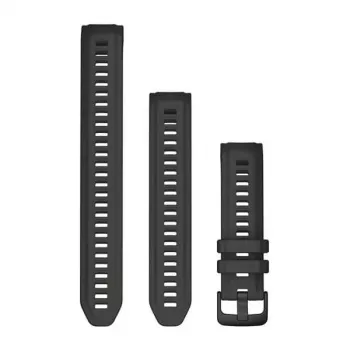 Pulseira de silicone Garmin QuickFit 20 para Instinct 2S, grafite